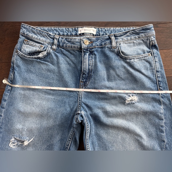 Mango Blue ripped Jean us10 - Picture 12 of 12